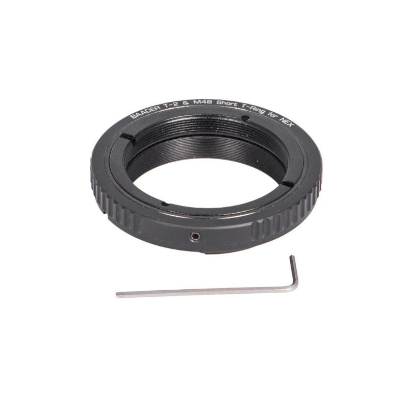 Baader Kameraadapter T-ring för Sony E/NEX bajonett med D52/M48 och T2-gänga