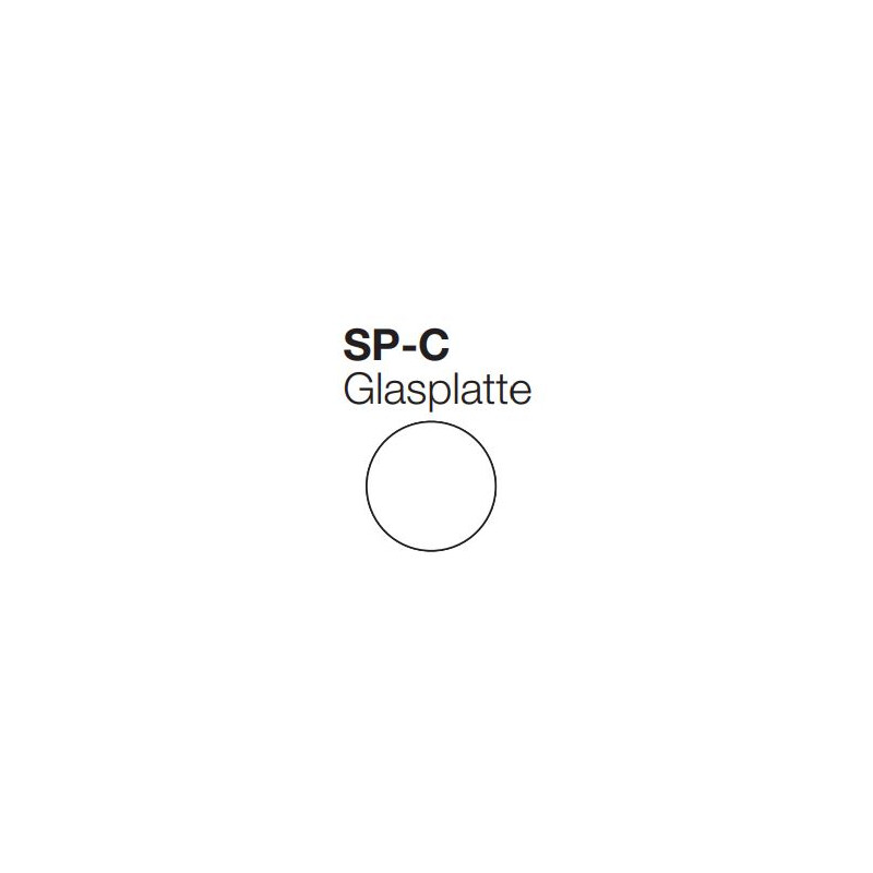 Evident Olympus Olympus klarglasplatta SP-C (033402), Ø 100 mm