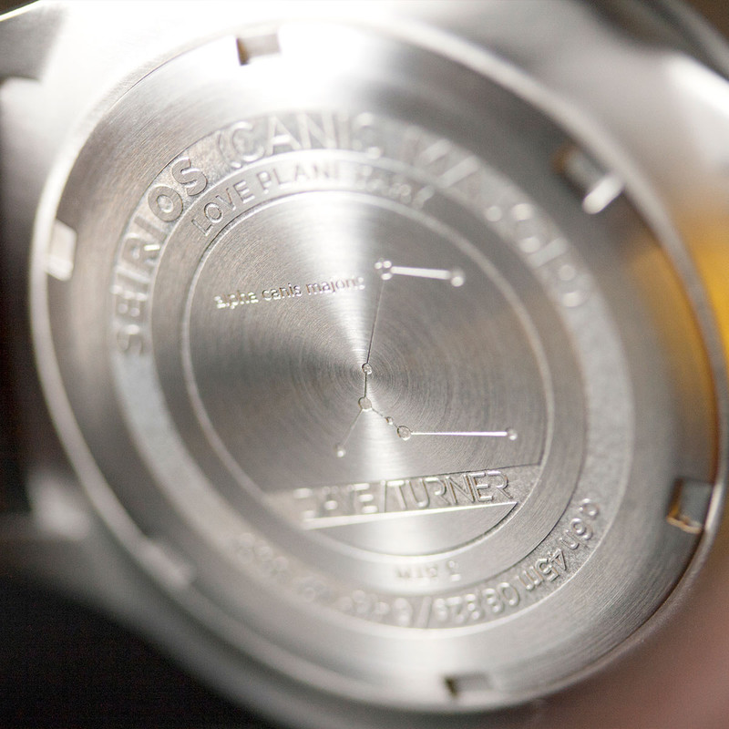 DayeTurner SEIRIOS herrklocka analog silver - mörkbrunt läder