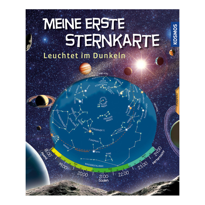 Kosmos Verlag Stjärnkarta Meine erste Sternkarte