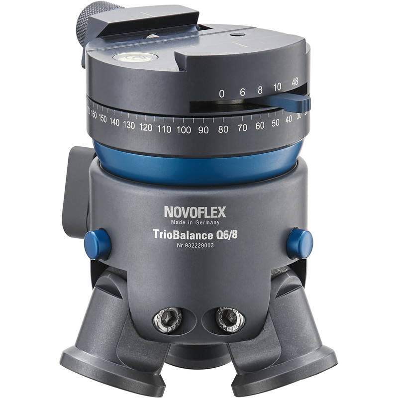 Novoflex Aluminium-trebensstativ TrioBalance Q 6/8 stativfot med panoramaklickstopp