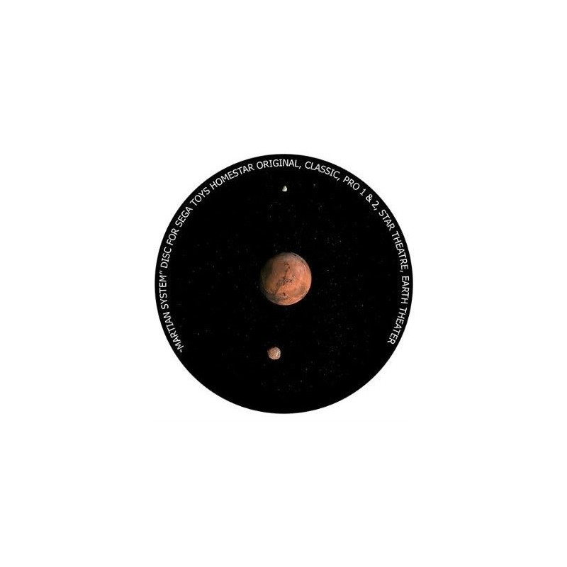 Redmark Slide för Sega Homestar Planetarium Mars med månar