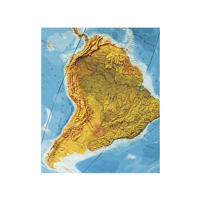 Columbus Glob, golvmodell Duo mässing 40cm (Franska)