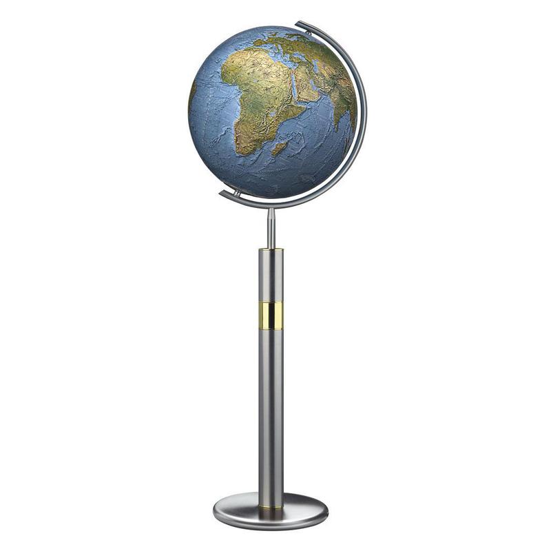 Columbus Glob, golvmodell Duorama rostfritt stål 40cm (Franska)
