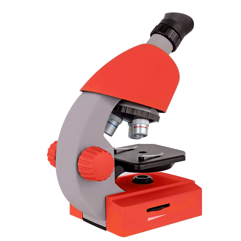 Bresser Junior Mikroskop 40x-640x, röd
