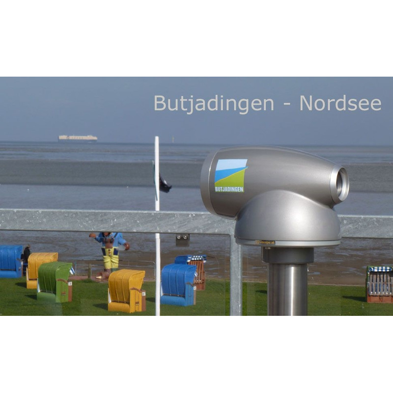 idee-Concept Teleskop Fäst din logotyp