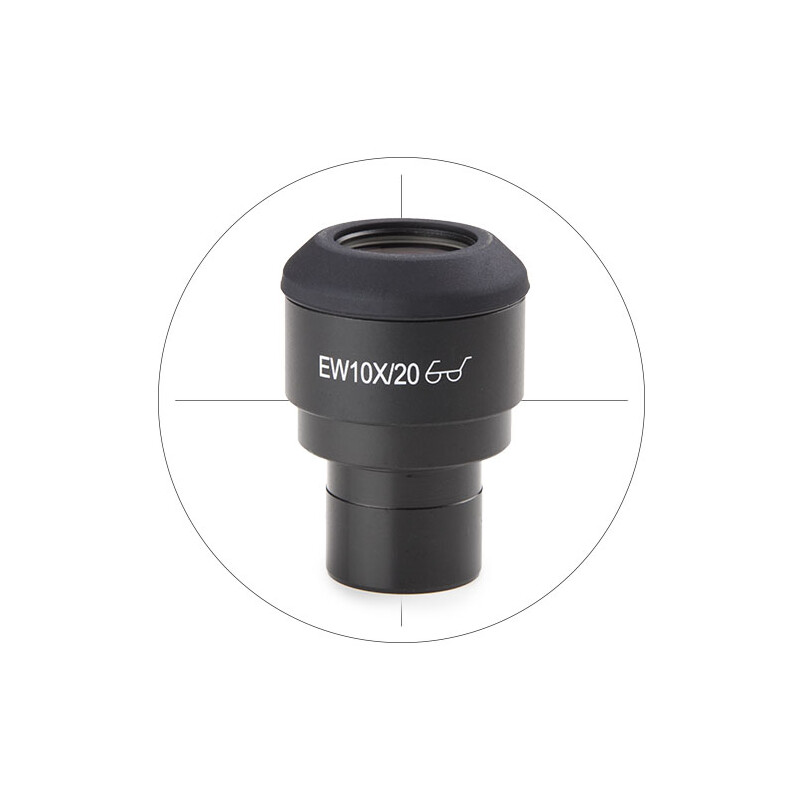 Euromex Okular för mätning IS.6010-C, WF10x/20 mm Ø 23.2mm, crosshair, (iScope)