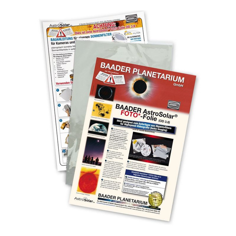 Baader Filterfilm AstroSolar Photo Film OD 3.8