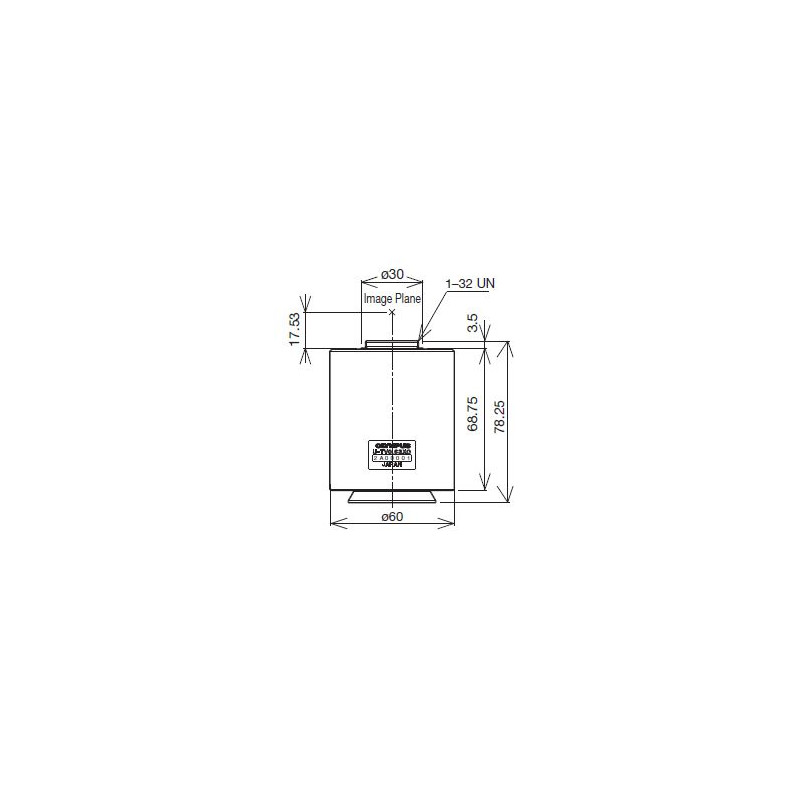 Evident Olympus Kameraadapter U-TV0.63XC-1-8, C-Mount