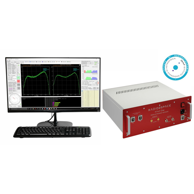 Radio2Space Spider 500A Advanced radioteleskop med väderbeständig GoTo Montering