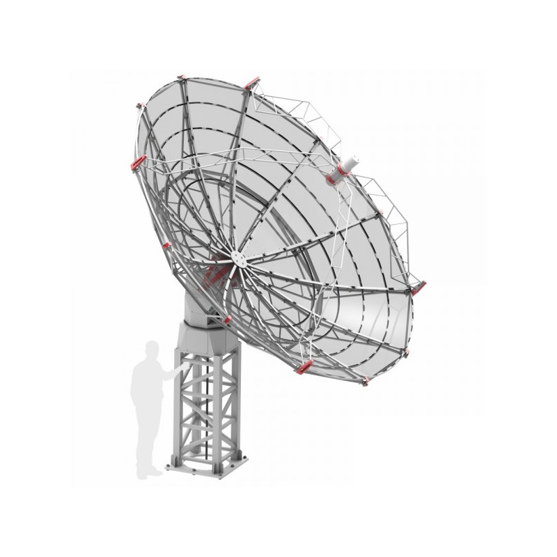 Radio2Space Spider 500A Advanced radioteleskop med väderbeständig GoTo Montering
