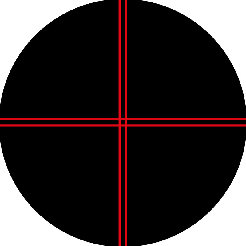 Bresser Hårkorsokular med belysning 12 mm 1,25"