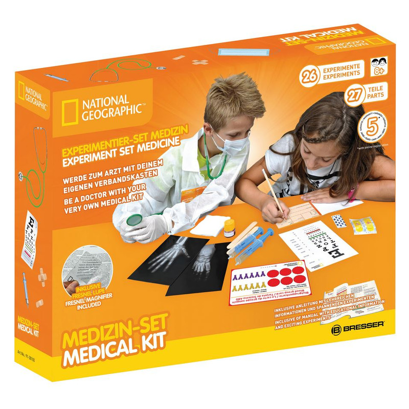 National Geographic Experimentkit läkare set
