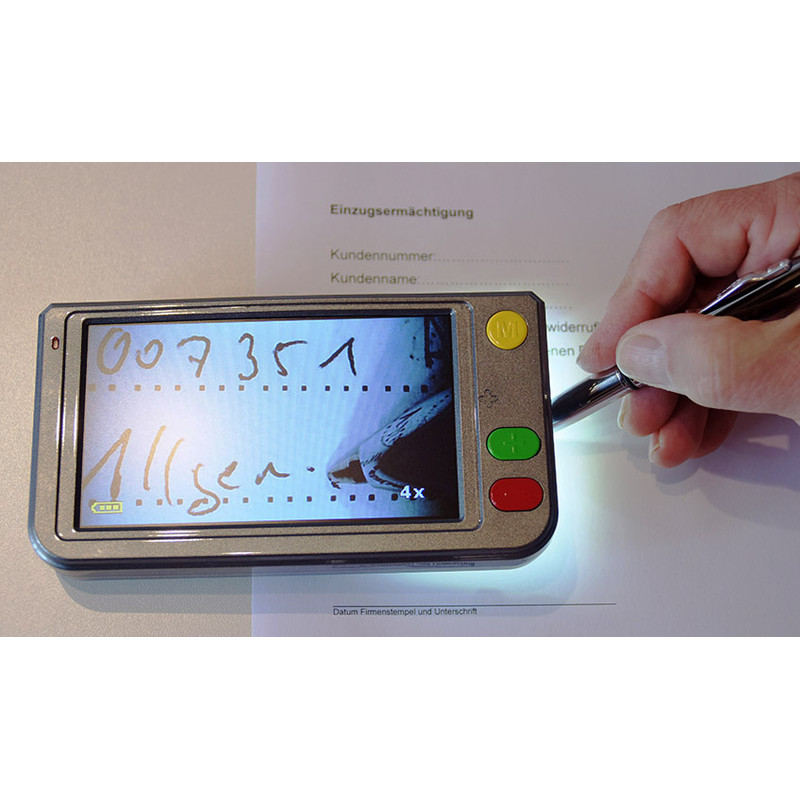 DIGIPHOT Lupp DM-50, Digital förstoringsapparat, 5 tums LCD-monitor