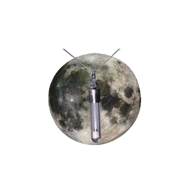 Jurassic Jewellery Meteoriter halsband med månstoft (vial)