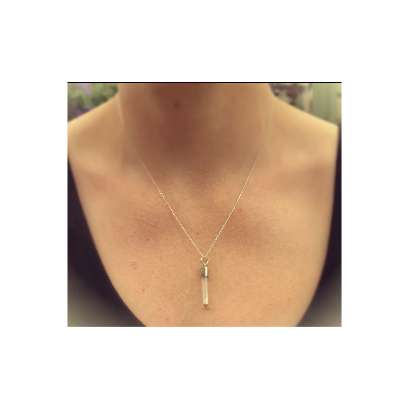 Jurassic Jewellery Meteoriter halsband med månstoft (vial)