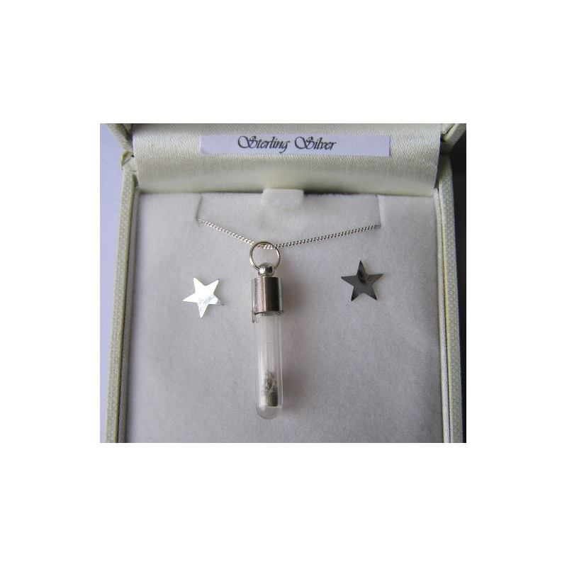Jurassic Jewellery Meteoriter Mars Dust-halsband (burk)