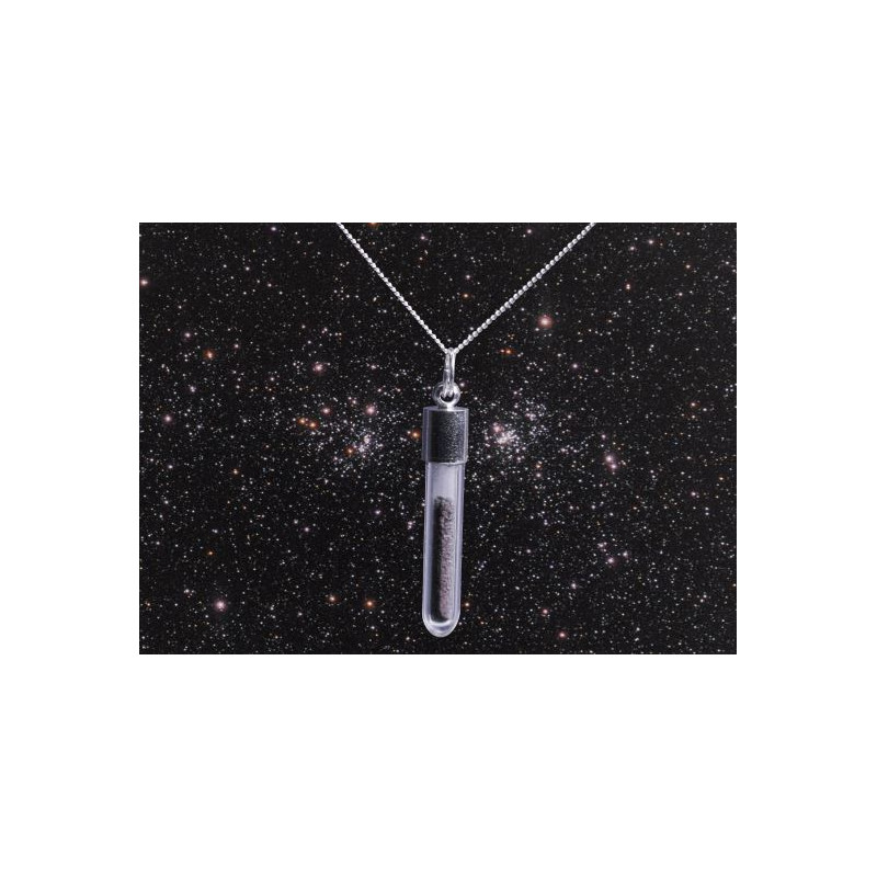 Jurassic Jewellery Meteoriter halsband med meteoritdamm (vial)