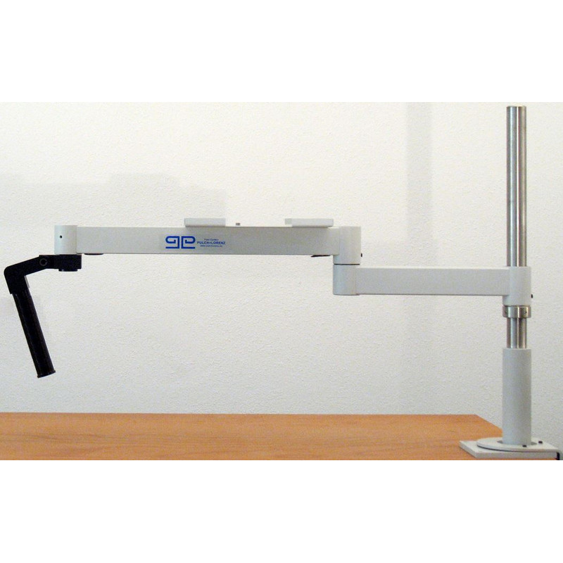 Pulch+Lorenz Ledarmstativ  Flexi-stativ, bordsmontering, styv stödarm, tiltkoppling