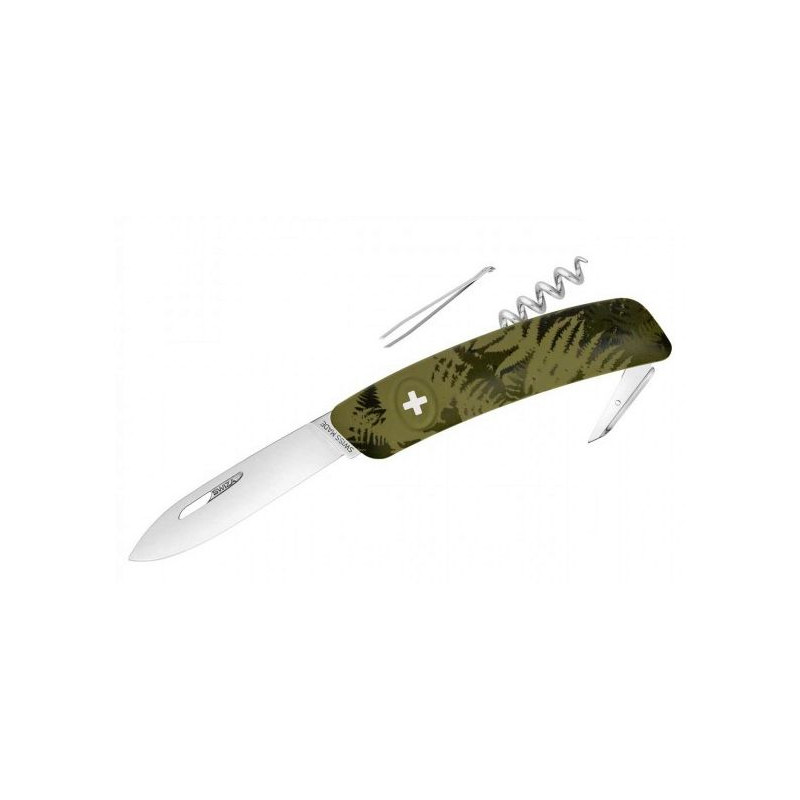SWIZA Knivar Schweizisk armékniv C01 SILVA Camo Fern khaki