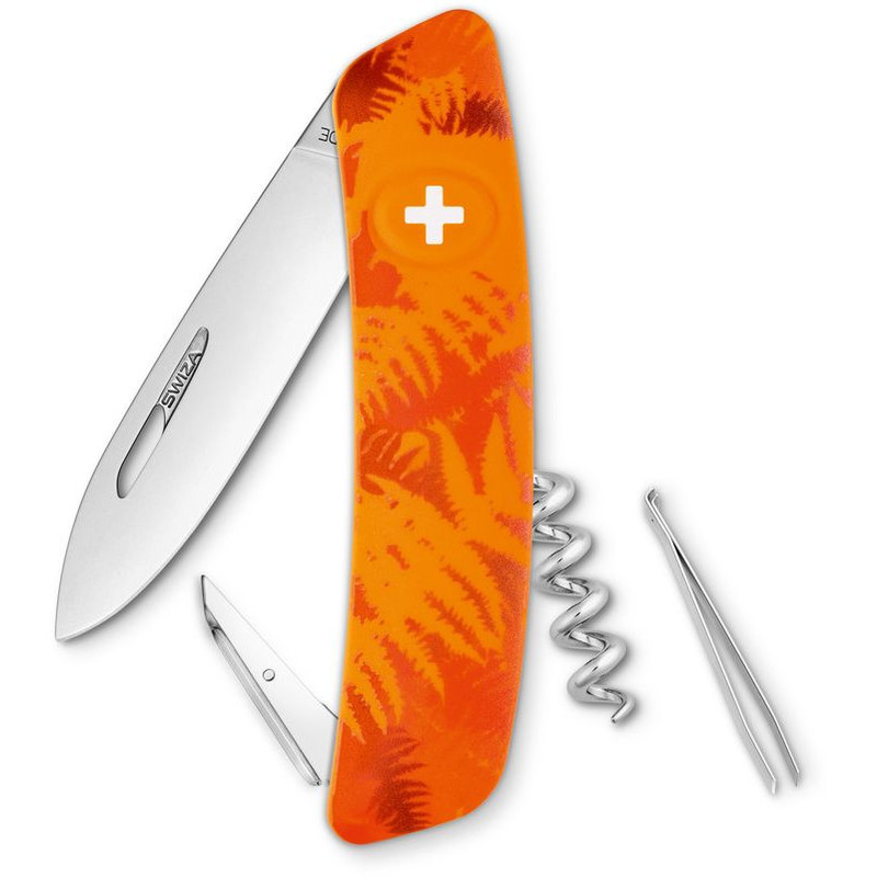 SWIZA Knivar Schweizer Fickkniv C01 FILIX Camo Fern Orange