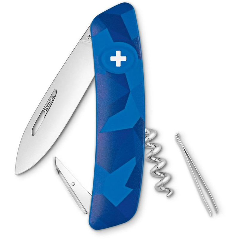 SWIZA Knivar Schweizer Fickkniv C01 LIVOR Camo Urban Blue