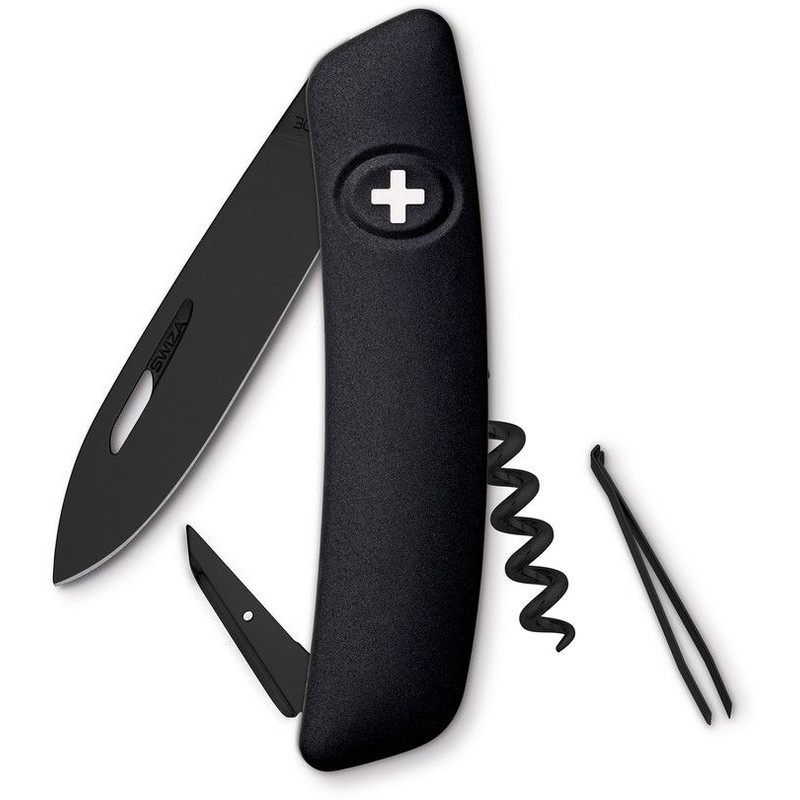SWIZA Knivar Schweizer Fickkniv D01 ALLBLACK