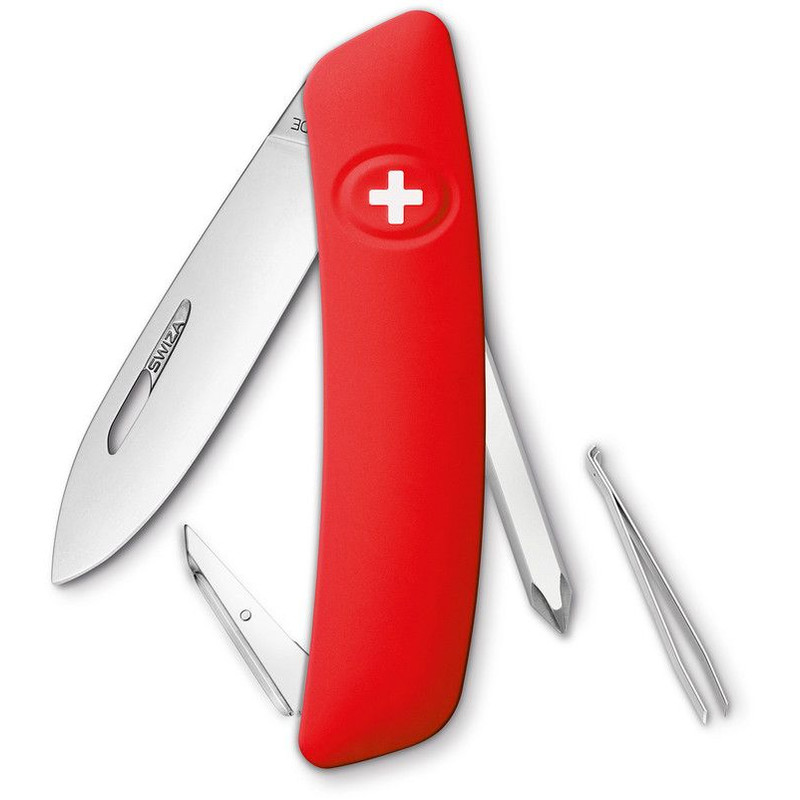 SWIZA Knivar Schweizer Fickkniv D02 röd