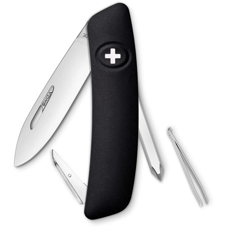 SWIZA Knivar Schweizer Fickkniv D02 svart