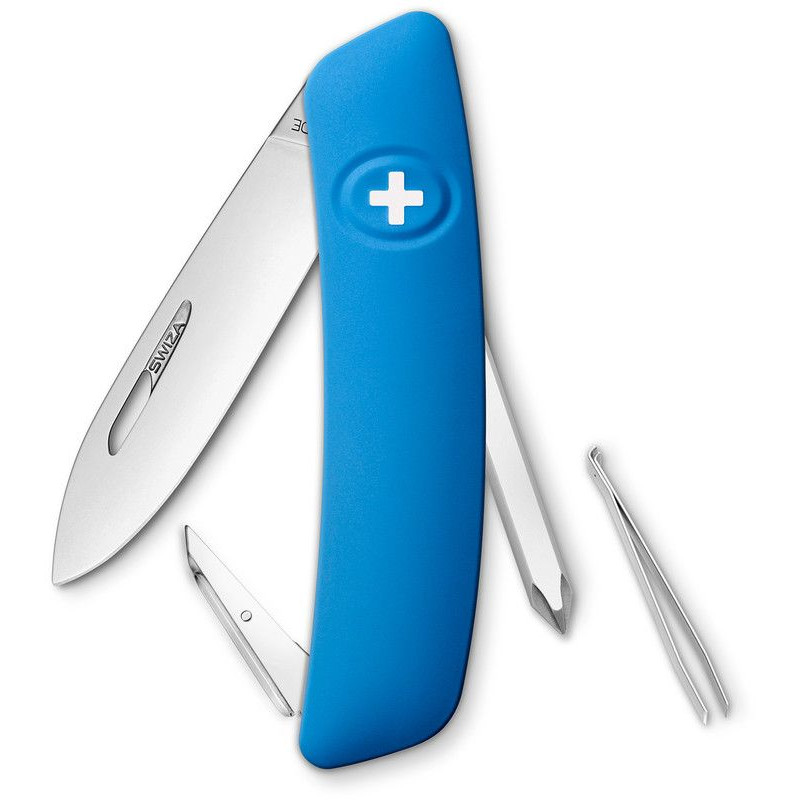 SWIZA Knivar Schweizer Fickkniv D02 blå