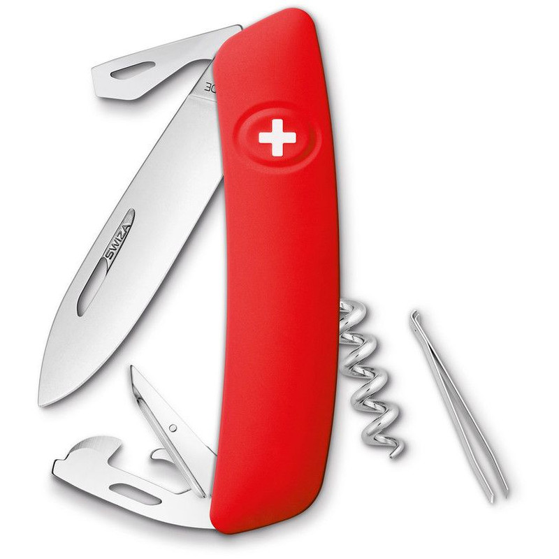SWIZA Knivar Schweizer Fickkniv D03 röd