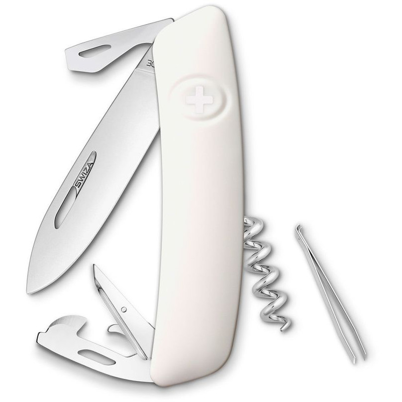 SWIZA Knivar Schweizer Fickkniv D03 vit