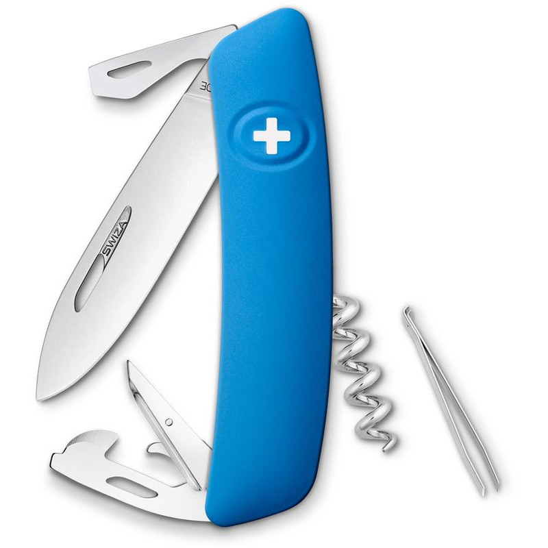 SWIZA Knivar Schweizer Fickkniv D03 blå