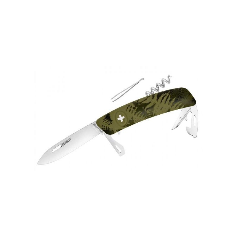 SWIZA Knivar Schweizer Fickkniv C03 SILVA Camo Fern Khaki