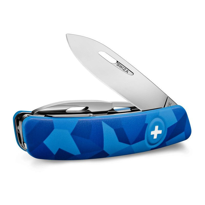 SWIZA Knivar Schweizer Fickkniv C03 LIVOR Camo Urban Blue