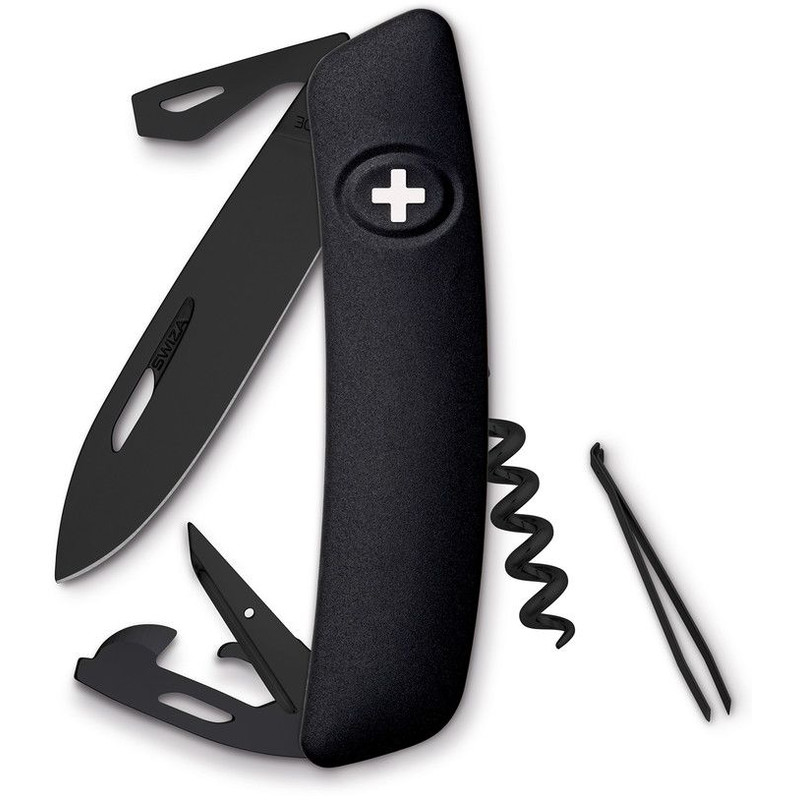 SWIZA Knivar Schweizer Fickkniv D03 ALLBLACK