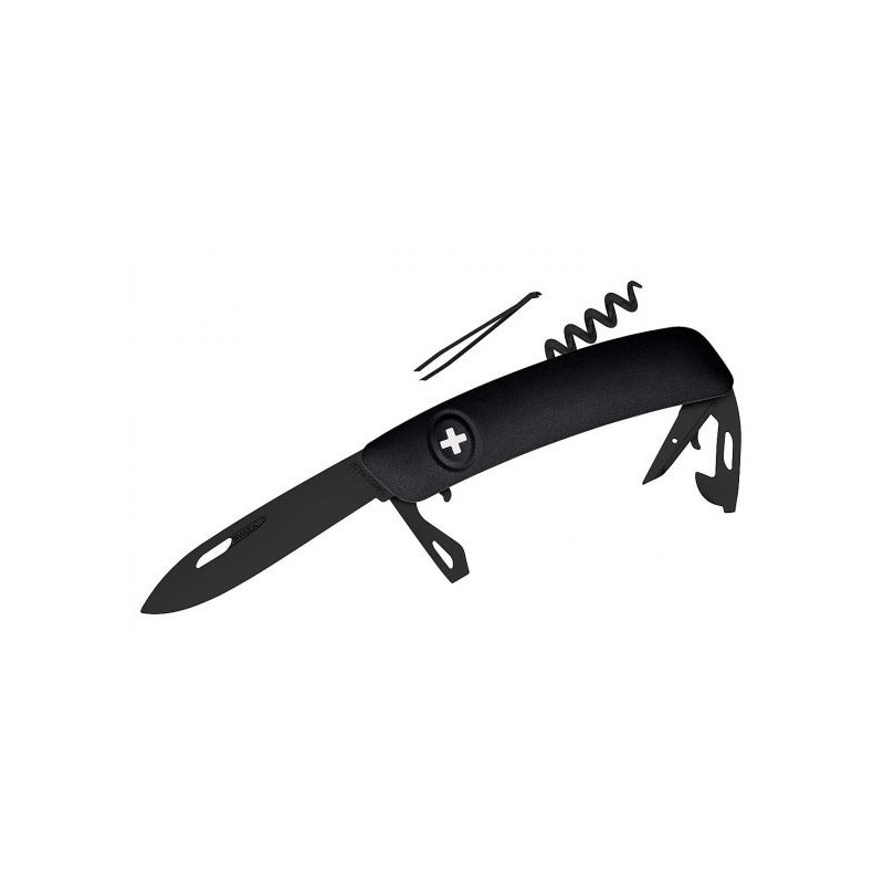 SWIZA Knivar Schweizer Fickkniv D03 ALLBLACK