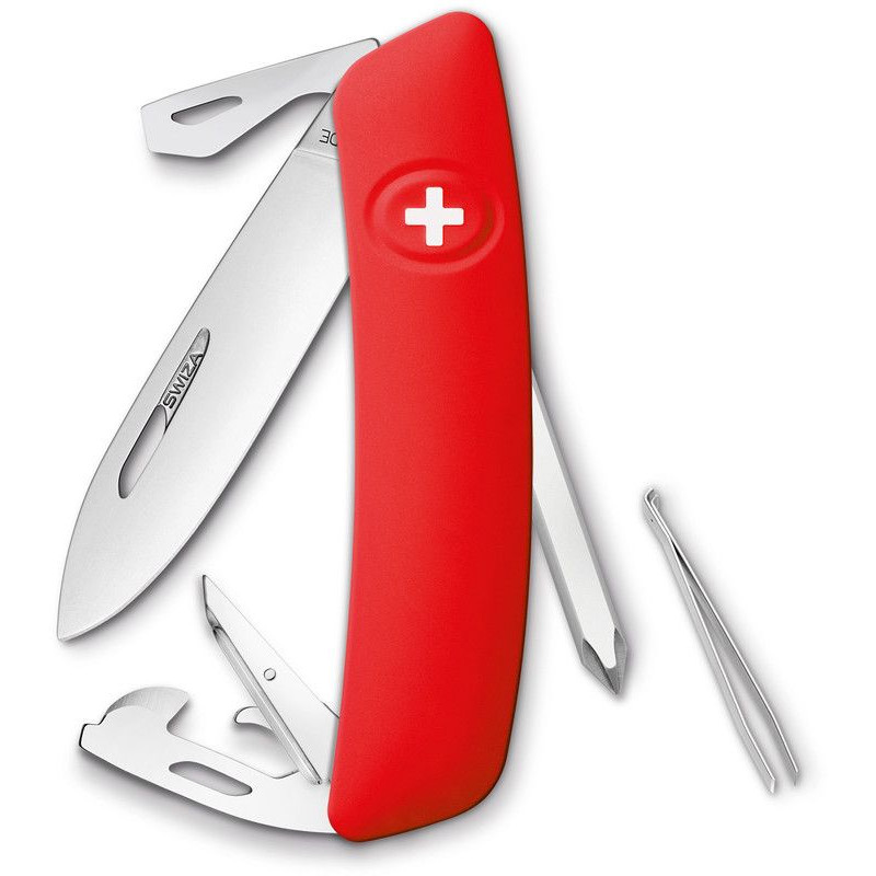 SWIZA Knivar Fickkniv D04 röd