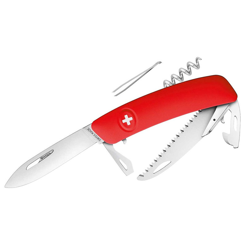 SWIZA Knivar Schweizer Fickkniv D05 röd