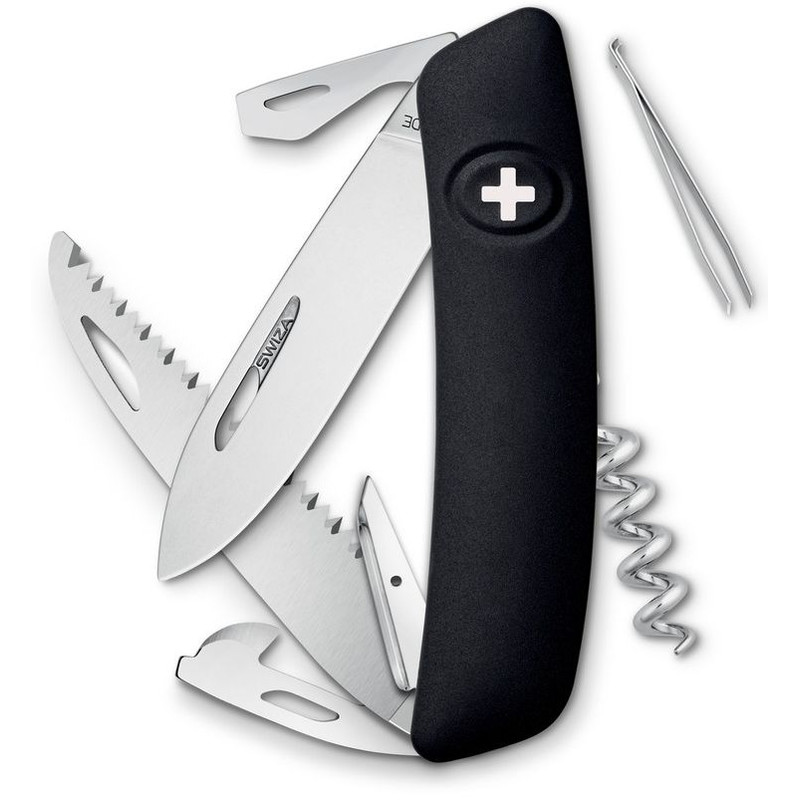 SWIZA Knivar Schweizer Fickkniv D05 svart