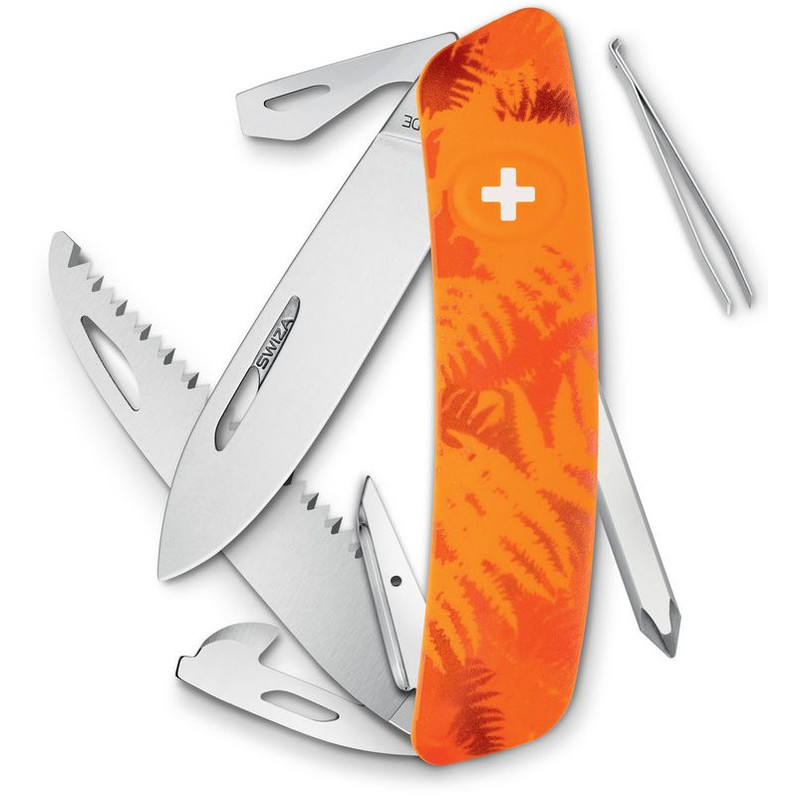 SWIZA Knivar Schweizer Fickkniv C06 FILIX Camo Fern orange