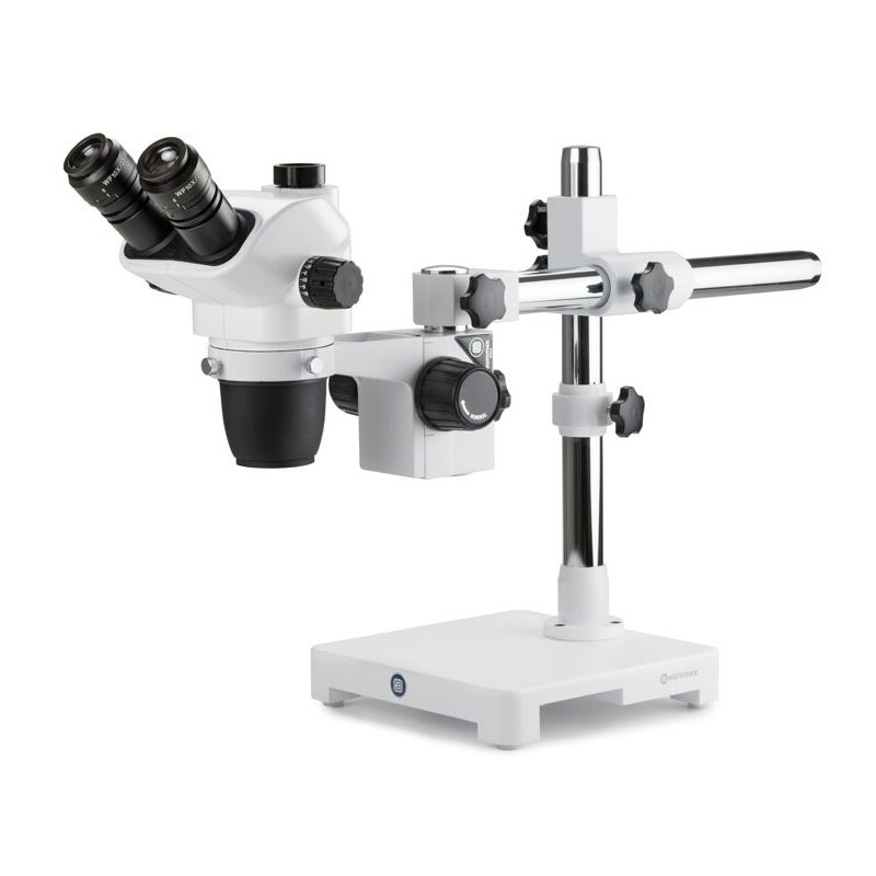 Euromex Zoom-stereomikroskop NZ.1703-U, NexiusZoom, 6,5x till 55x, enarmsstativ, w.o. belysning, trino