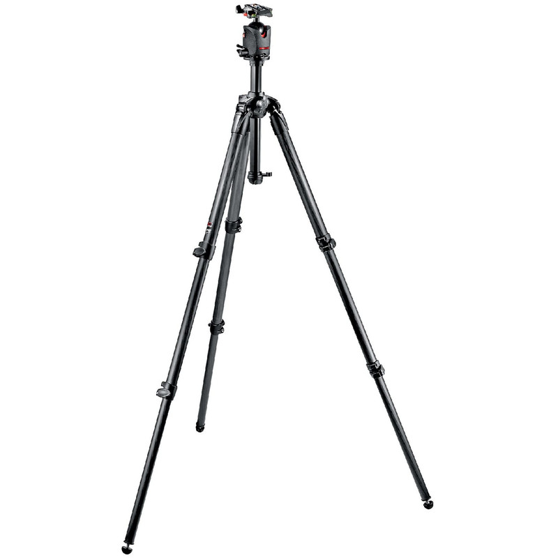 Manfrotto Kolfiber-trebensstativ MK057C3-M0Q5 med Kulhuvud