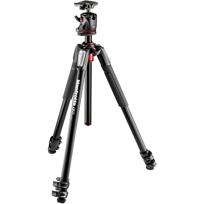 Manfrotto Aluminium-trebensstativ MK055XPRO3-BHQ2 Stativ i aluminium med kulhuvud