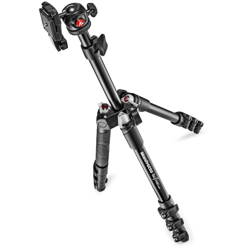 Manfrotto Aluminium-trebensstativ MKBFR1A4B-BH Befree med Kulhuvud