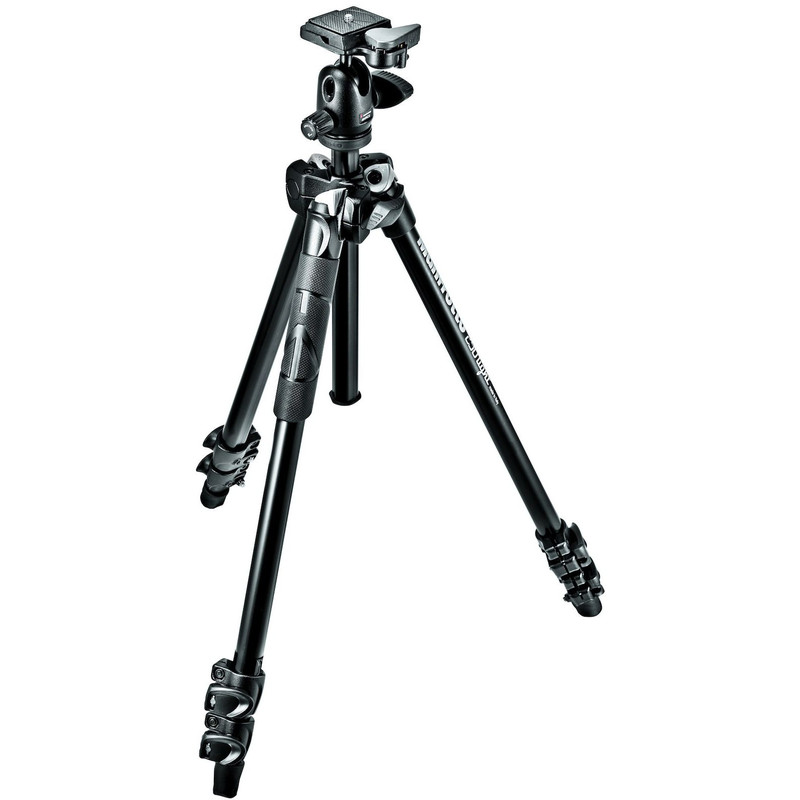 Manfrotto Aluminium-trebensstativ MK290LTA3-BH med Kulhuvud