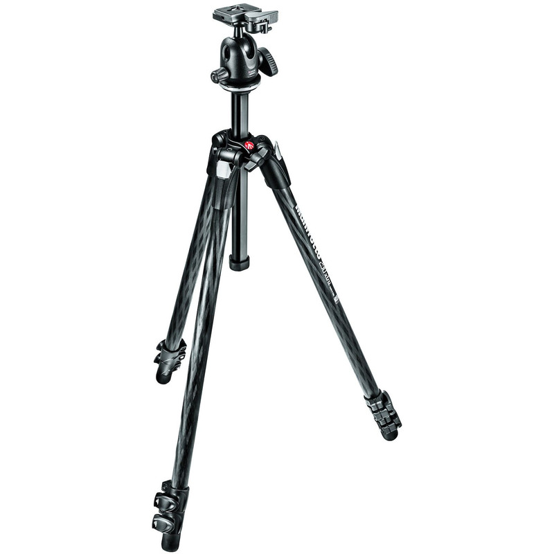 Manfrotto Kolfiber-trebensstativ MK290XTC3-BH med Kulhuvud