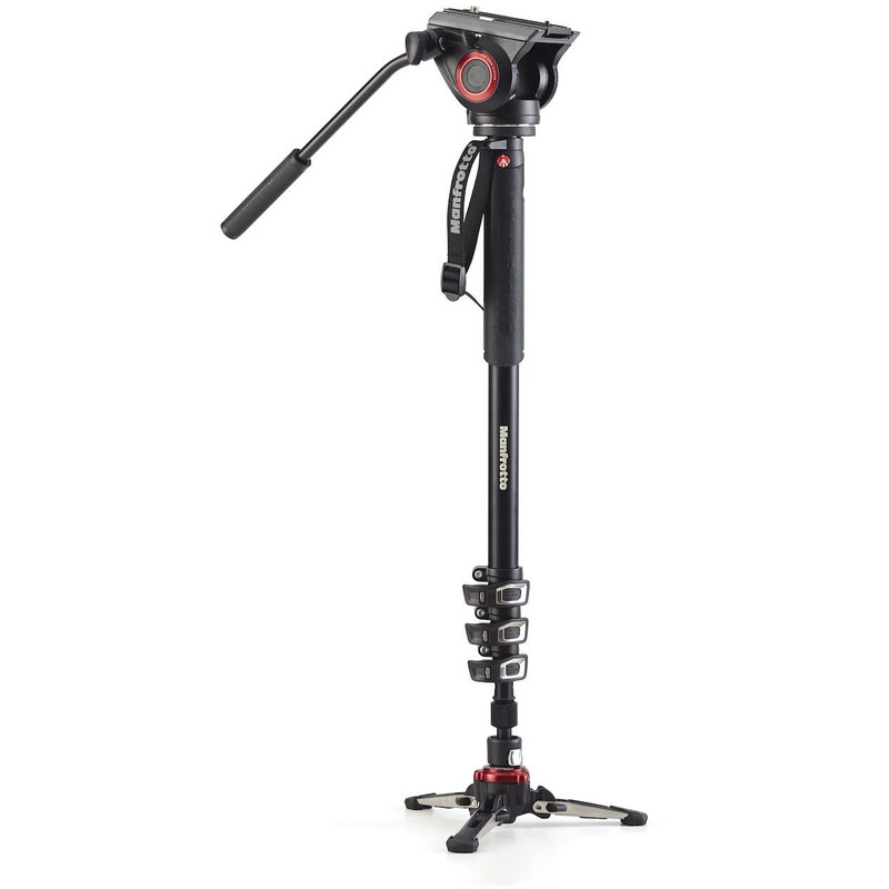 Manfrotto Aluminium-enbensstativ MVMXPRO500 med flytande panoreringshuvud