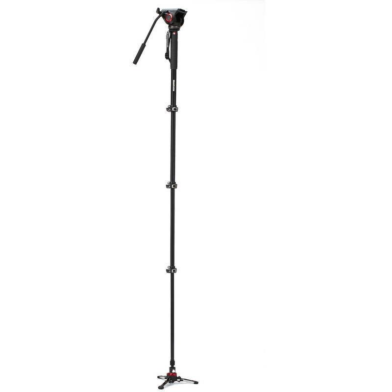 Manfrotto Aluminium-enbensstativ MVMXPRO500 med flytande panoreringshuvud
