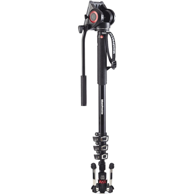 Manfrotto Aluminium-enbensstativ MVMXPRO500 med flytande panoreringshuvud